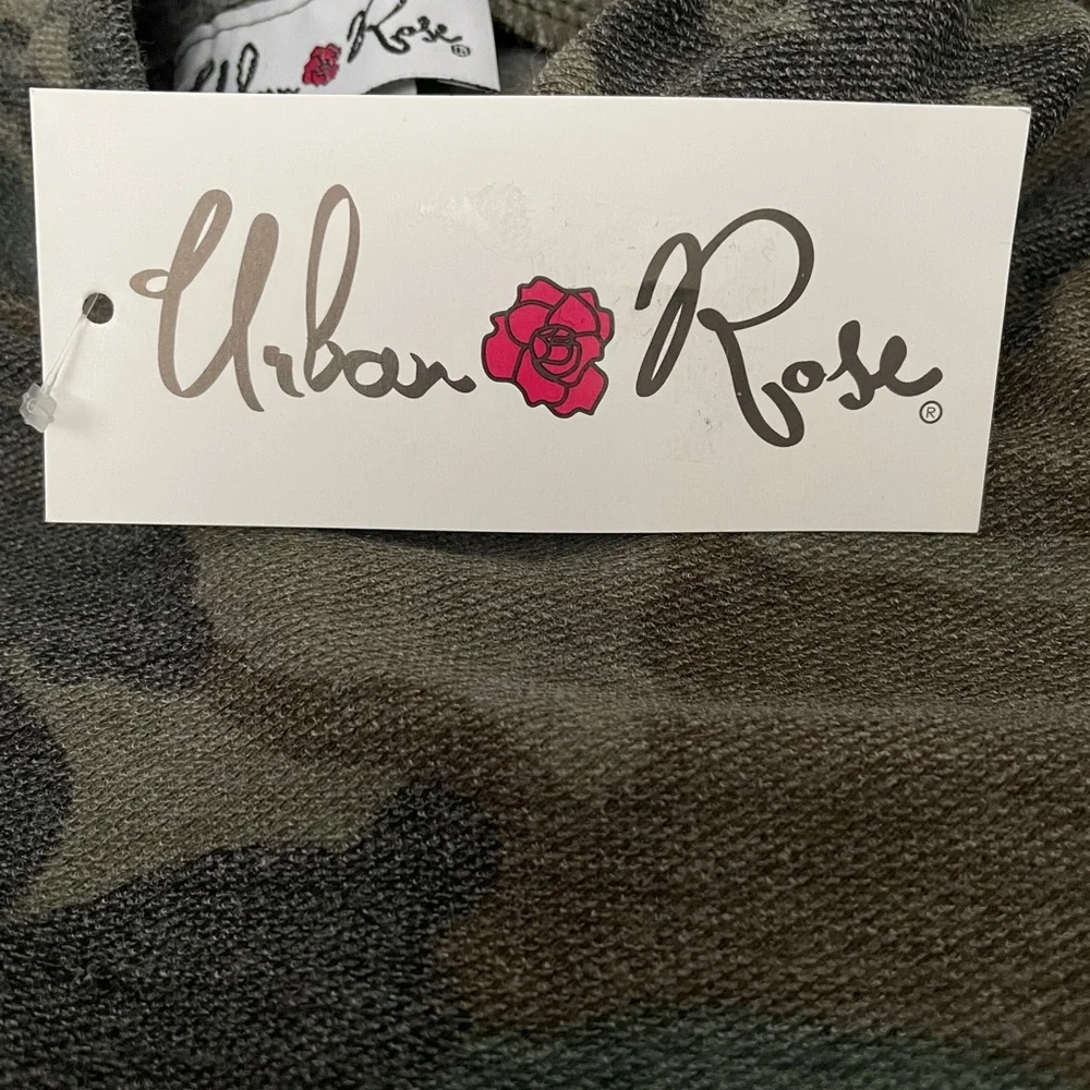 Urban Rose Girls Camouflage Hoodie Dress